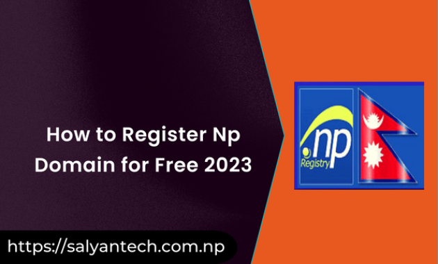 How to Register Np Domain for Free 2023