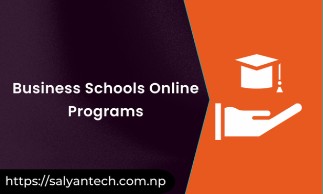 Business Schools Online Programs